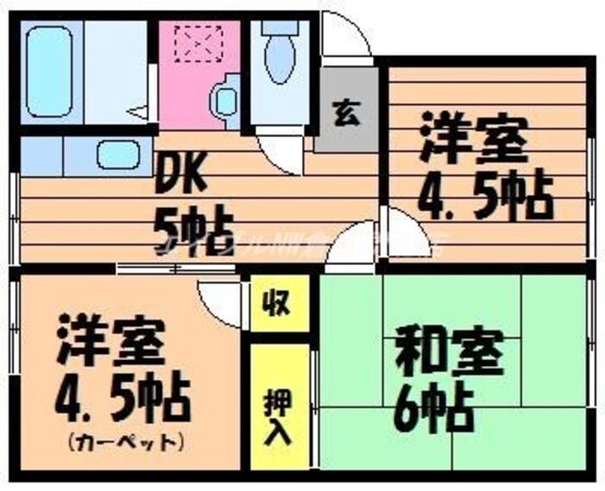 メゾンセンチュリー　B棟の物件間取画像